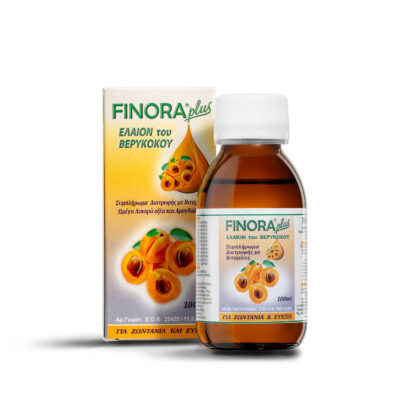 Finora Plus | Υγεία & Ευεξία | 100% Φυσικά Συμπληρώματα Διατροφής από Έλαιον του Πυρήνα Βερίκοκου σε φιάλη. Ελληνικά προϊόντα υγείας που παράγονται στη Θεσσαλονίκη.
