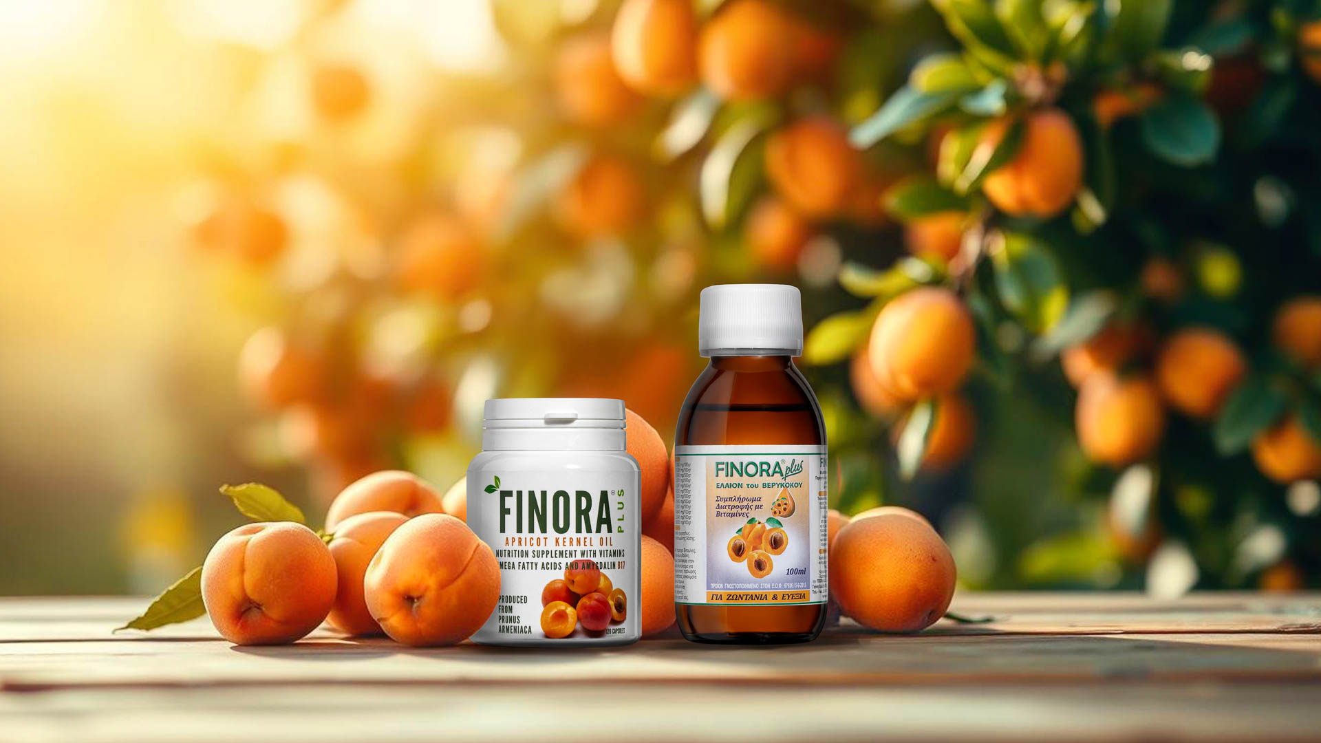 Finora Plus | Υγεία & Ευεξία | 100% Φυσικά Συμπληρώματα Διατροφής από Έλαιον του Πυρήνα Βερίκοκου σε κάψουλες ή φιάλη. Ελληνικά προϊόντα υγείας που παράγονται στη Θεσσαλονίκη.